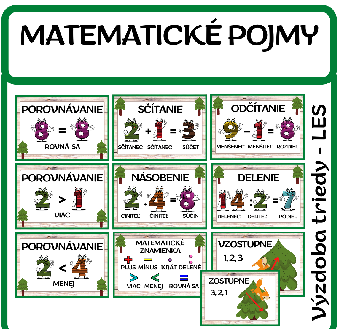 Matematické Operácie Pojmy Matematika Učiteliaučiteľomsk 8216